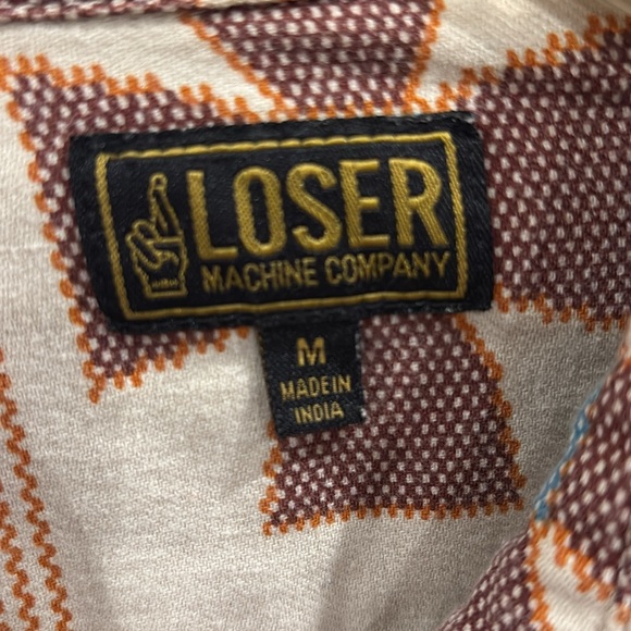 Loser Machine Patterned Button-Up Shirt - Picture 2 of 3